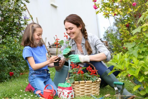 Risk-aware gardening team on site